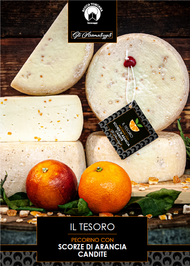 PECORINO CON SCORZE D’ARANCIA CANDITE