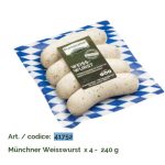 WURSTEL WEISSWURST BIANCO GR240 PRAMSTRA    